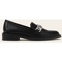 Stradivarius Black Loafers With Chain Detail Black 7 | Stradivarius (UK)