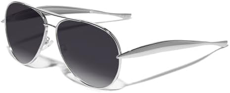 Retro Gold Aviator Sunglasses for Women Men, 2025 Metal Oversized 70s Aviators Sun Glasses | Amazon (US)