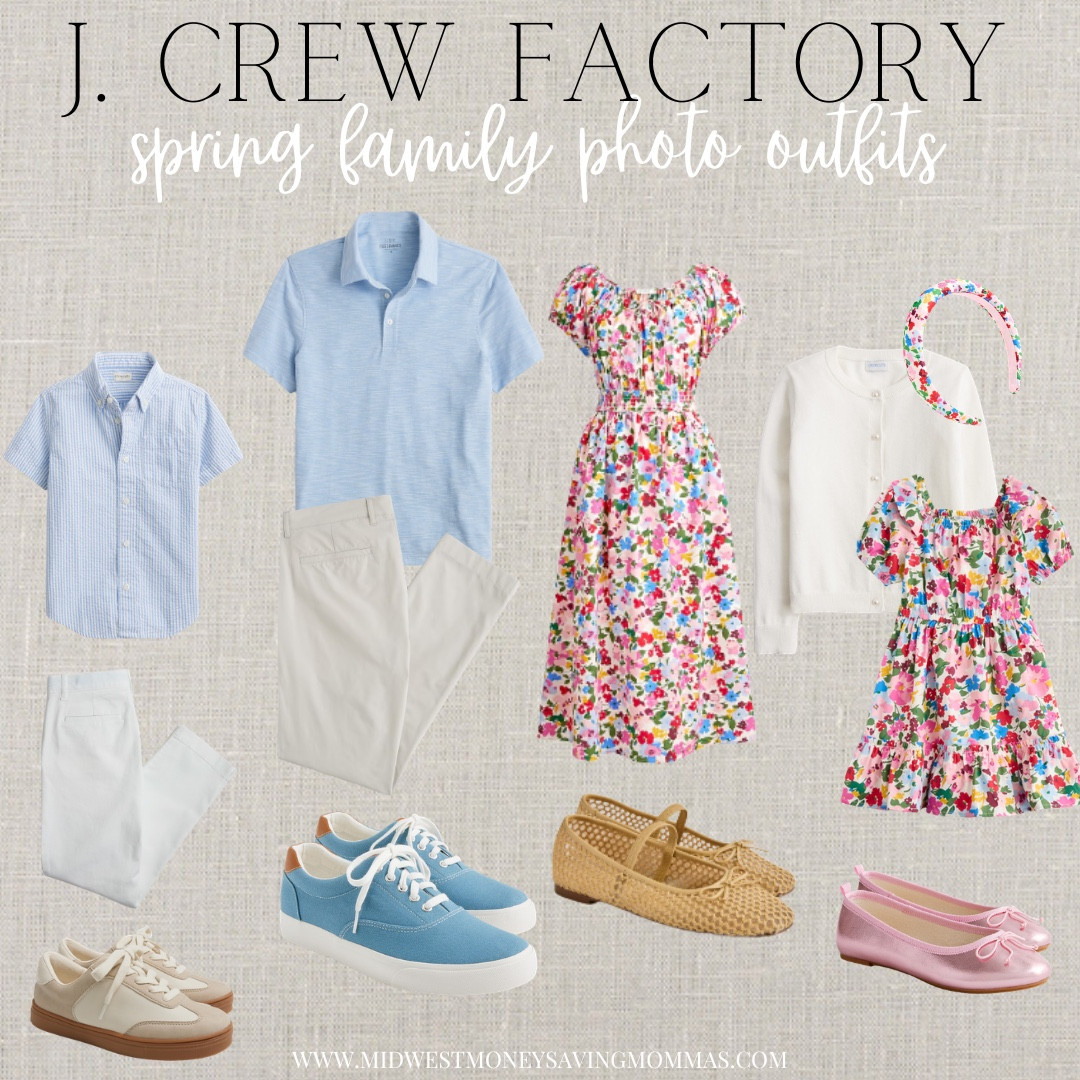 Spring family photo outfits 

J. Crew Factory  spring outfits  spring dress  men’s outfit  kids outfits  shoes  spring fashion  family photos 

#LTKKids #LTKmomlife #LTKMens