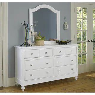 Lake House White 8-drawer Dresser and Mirror | Bed Bath & Beyond