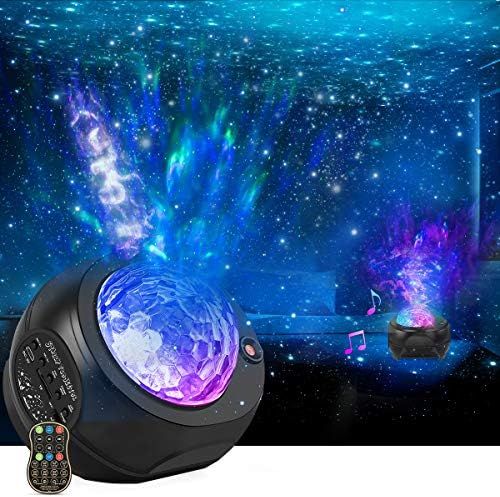 Star Night Lights Projector, HueLiv 3 in 1 Galaxy Light Projector, Sky Nebula/Moving Ocean Wave, ... | Amazon (US)