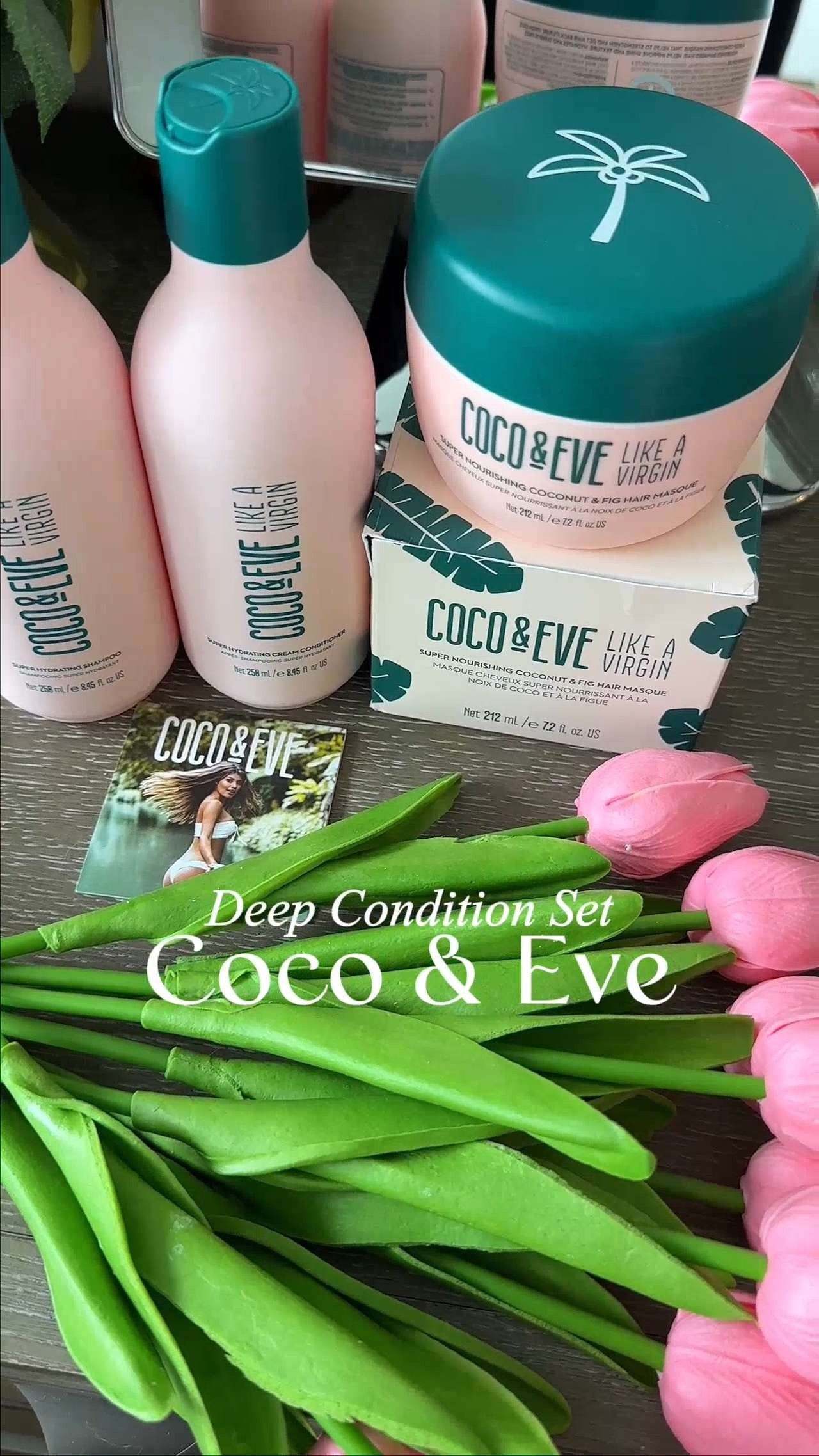 Turn your bathroom into a five-star spa! 🌴  The Coco & Eve Deep Condition Set is a total game-changer for anyone dealing with dry or stressed-out strands. It’s formulated without any "nasties" like sulfates or parabens, leaving your hair smelling like a tropical vacation. Great gift ideas for those who spend time in the sun, or are going on vacation, or for the friend who loves to experiment with color! 🌺 #CocoAndEveHair #HairRepair #CocoAndEve #HairMask #HairCareTips #VeganBeauty #HairMaskRoutine 

#LTKmorningroutine #LTKselfcare #LTKBeauty