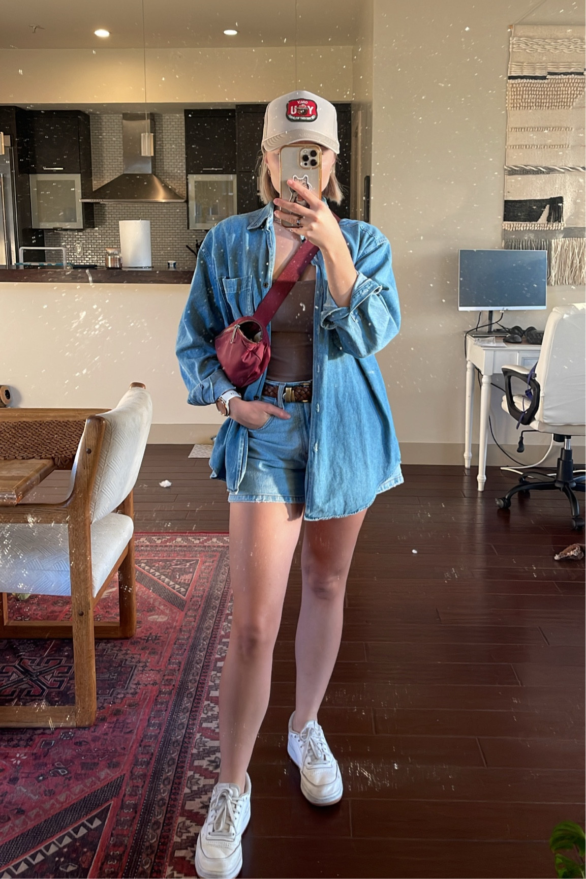 Cold in the morning but warm in the afternoon lewk