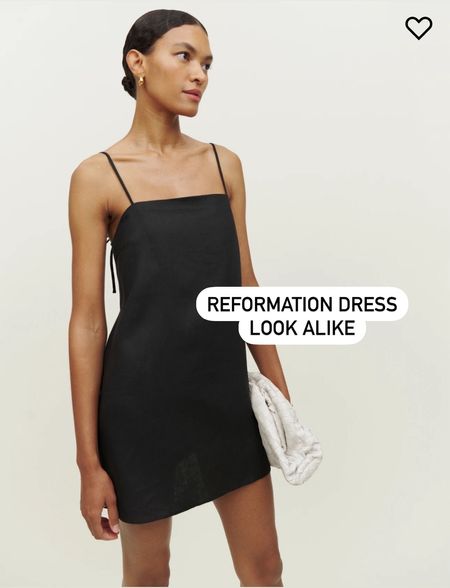 Reformation dress look alike/dupe. 

I’ve got the Ref dress here. I’m in xs and it’s very flattering 👌🏻

#LTKcanada
