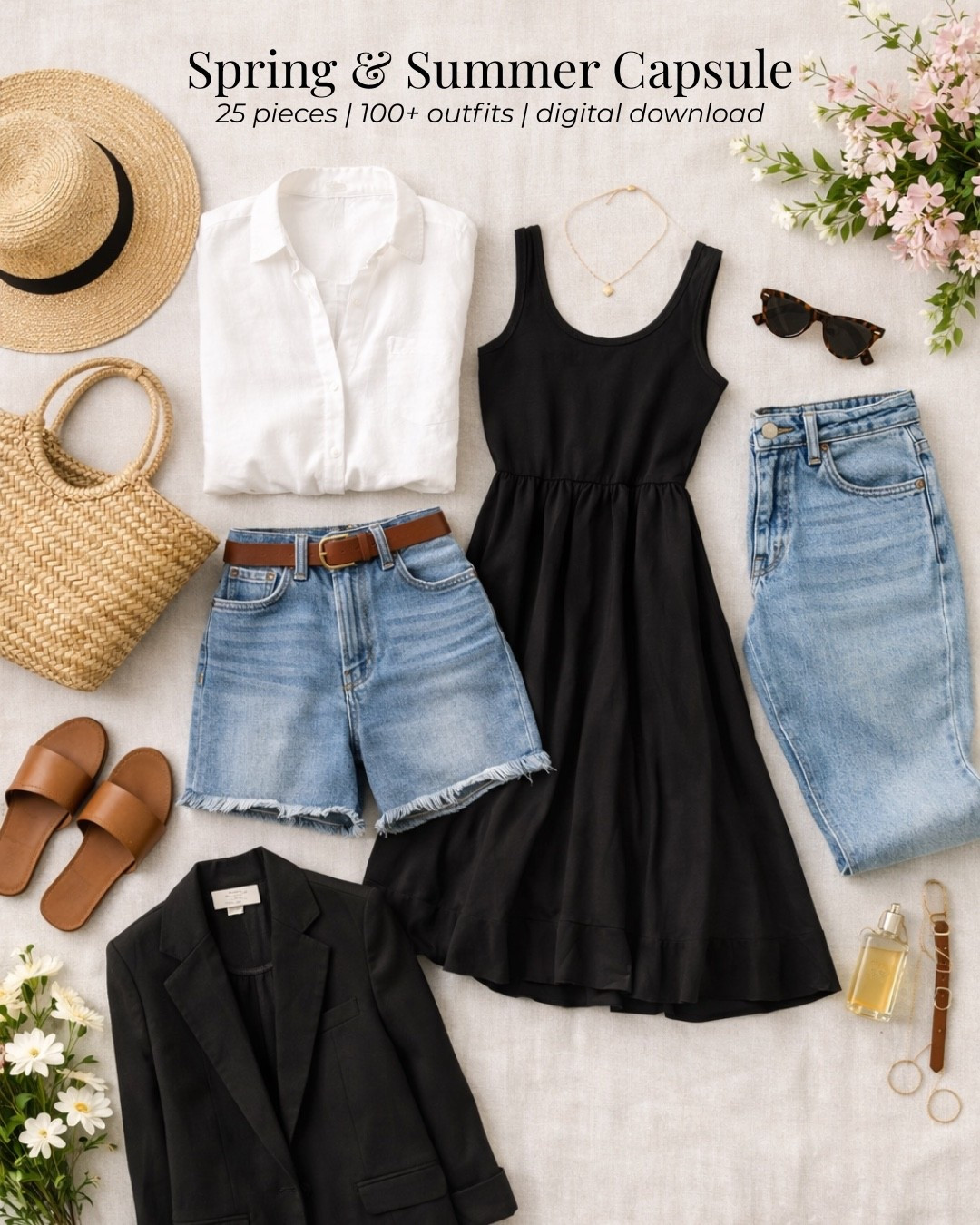 The guide to fewer clothes and better outfits 🤍
My Spring & Summer Capsule Wardrobe is live — 20 timeless pieces, styled 50+ ways to make mornings lighter and dressing easier.

If you love classic, feminine style that actually fits real life (school drop-offs, coffee runs, date nights), this one’s for you.


#CapsuleWardrobeGuide #SpringStyleInspo #SummerOutfits #ClassicStyle #LTKSeasonalStyle #MinimalWardrobe #SimplifyYourCloset #EtsyFinds

#LTKootd #LTKSaleAlert #LTKmomlife