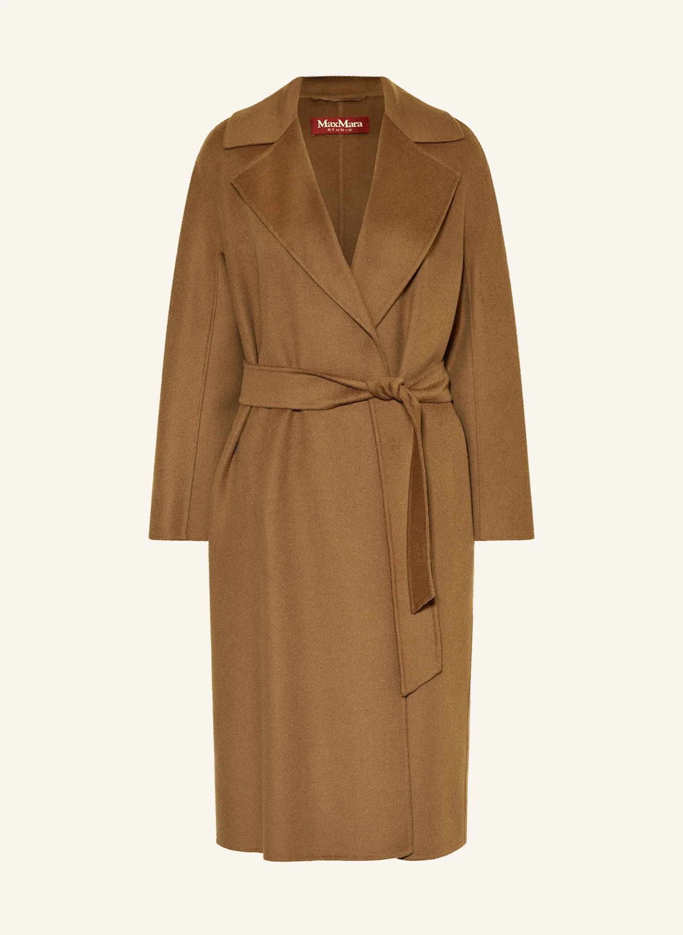 Max Mara STUDIO Wollmantel CLES in hellbraun | Breuninger (DACH)