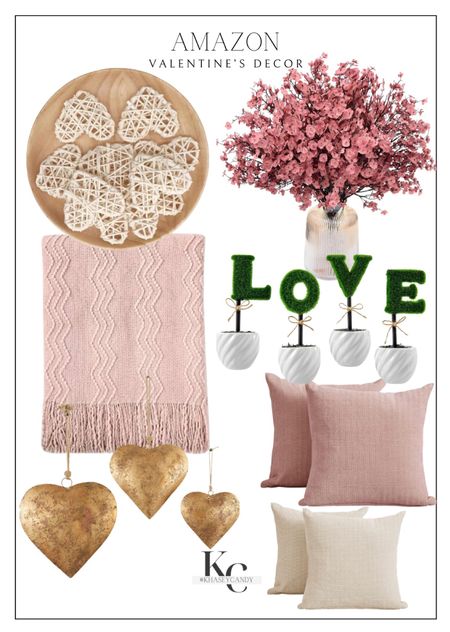 Valentine’s Day decor, all from Amazon.




Valentine’s Day decor, throw blanket, throw pillow, stems, florals, heart decor

#LTKhome #LTKSeasonal