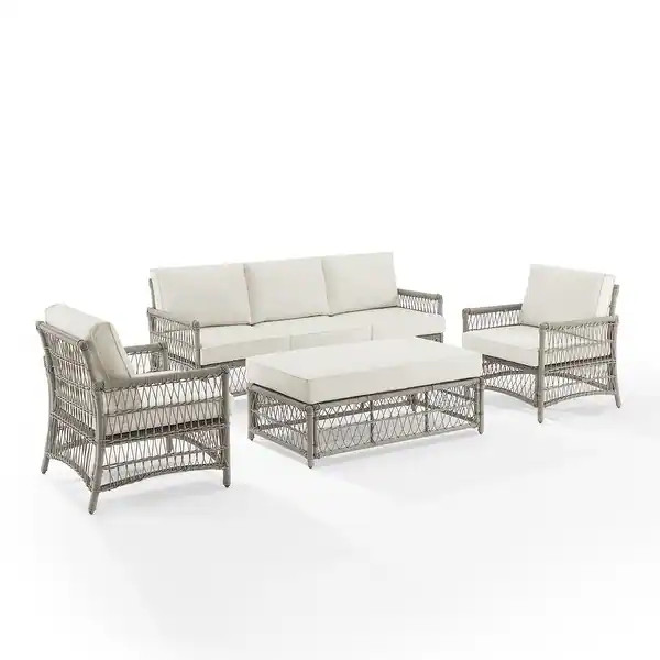 Thatcher 4Pc Outdoor Wicker Sofa Set - Bed Bath & Beyond - 36147283 | Bed Bath & Beyond