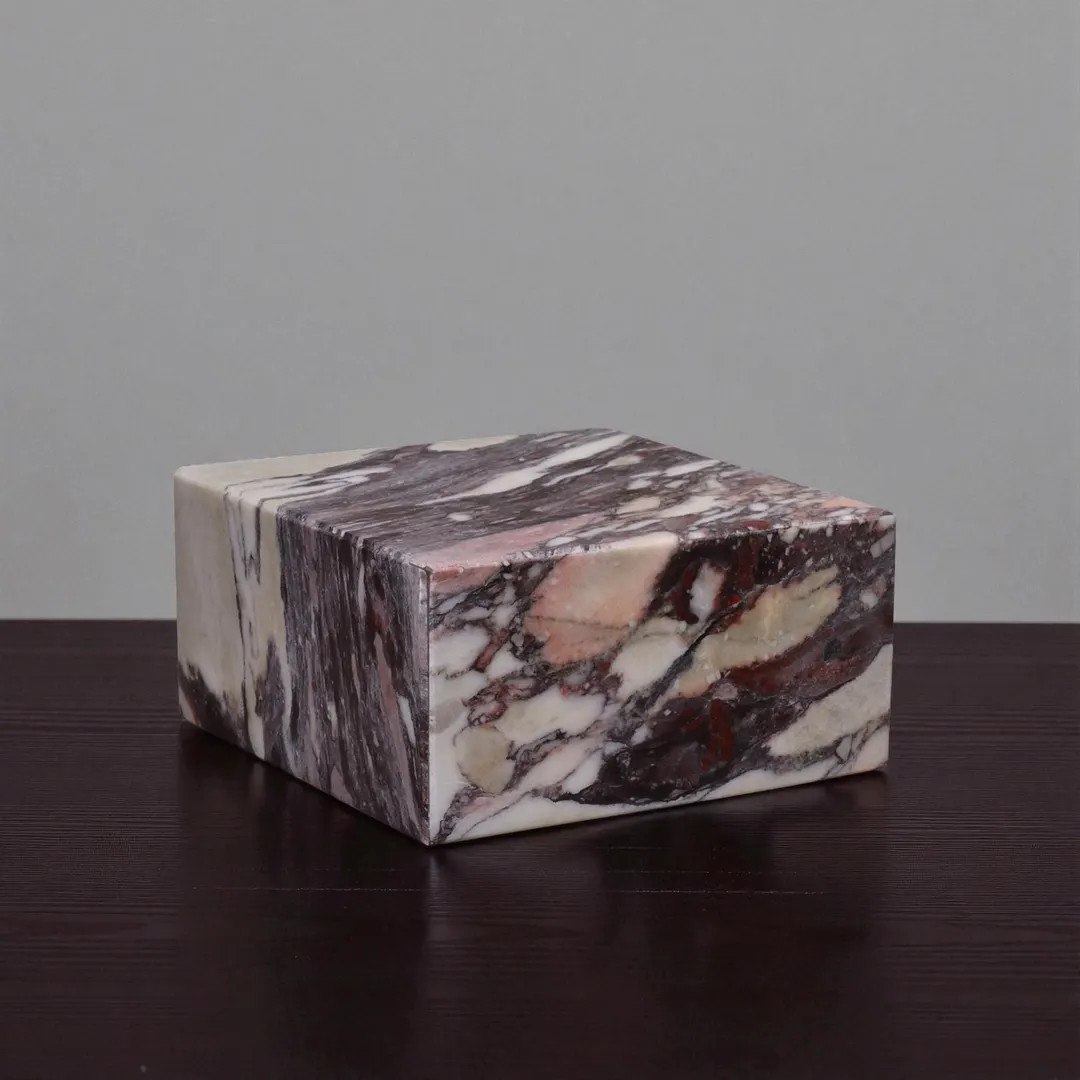 6Wx6Dx3H Calacatta Viola Marble Art Display Base: Sculpture Stand | Etsy (US)