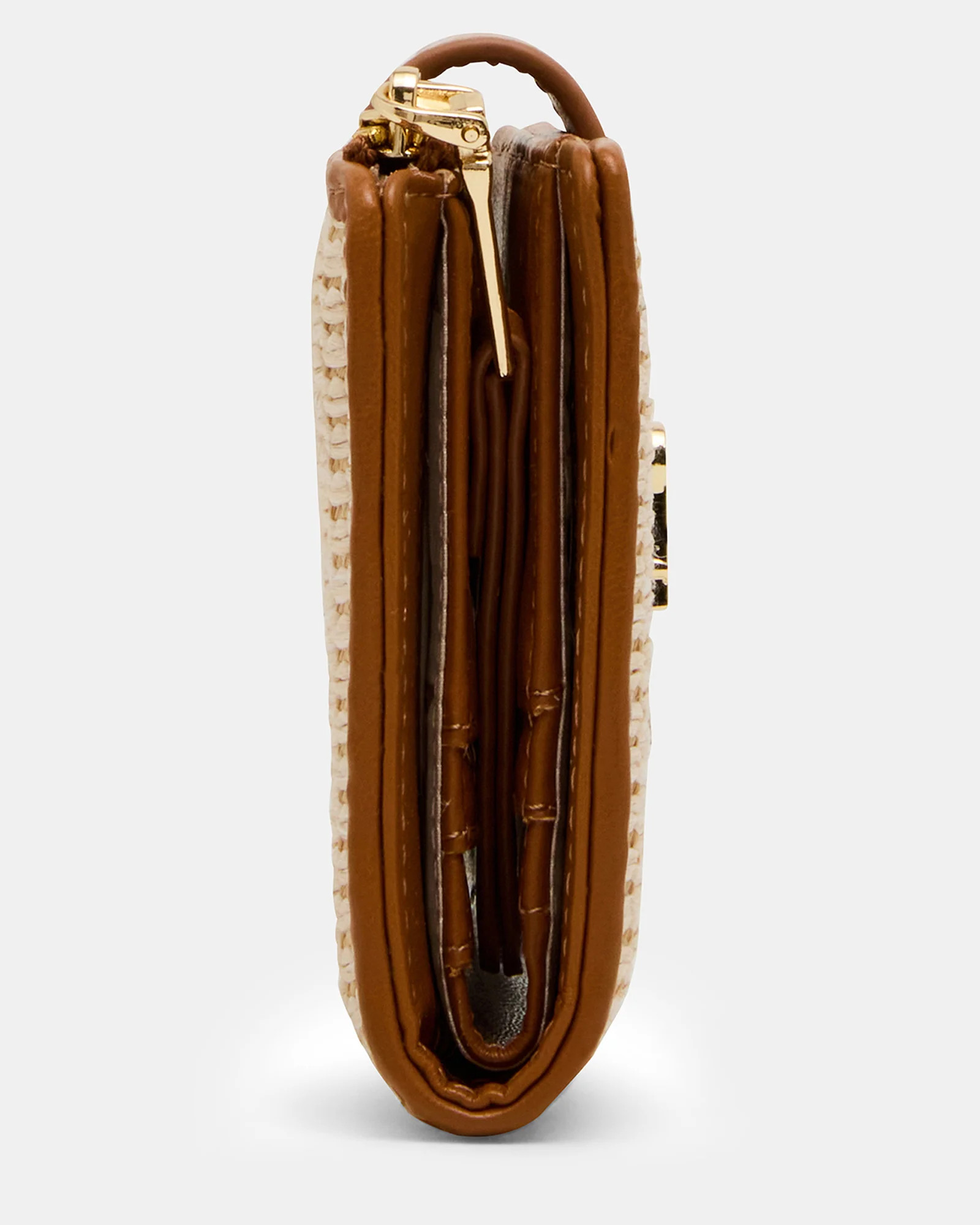 JEM STRAW Light Natural Bifold Wallet | Steve Madden (US)