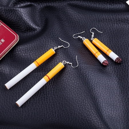 Anvazise Funny Cigarette Butts Dangle Earrings Party Jewelry Color 1 | Walmart (US)