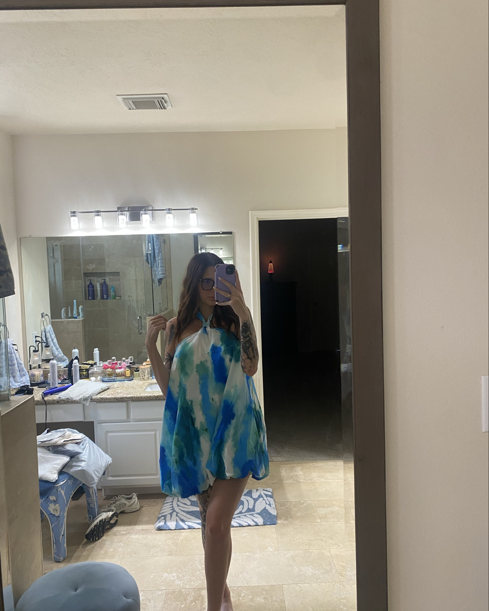 Date night dress for vacation 🩵💙

#LTKgrwm #LTKootd #LTKTall