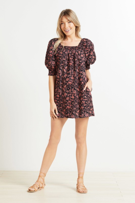 ROAN + RYAN Scarlett Squareneck Dress | EVEREVE | Evereve