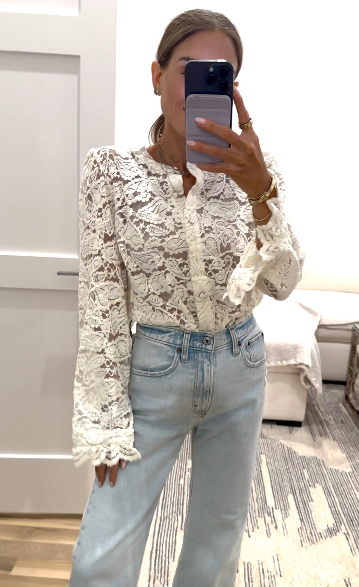 The prettiest place blouse looks like anthro vibes wearing smallest size 

#LTKFindsUnder100 #LTKHoliday #LTKFindsUnder50