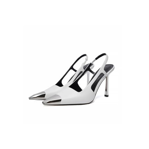 Vertundy Slingback Heels for Women Pointed Toe Stiletto High Heel Pumps | Amazon (US)
