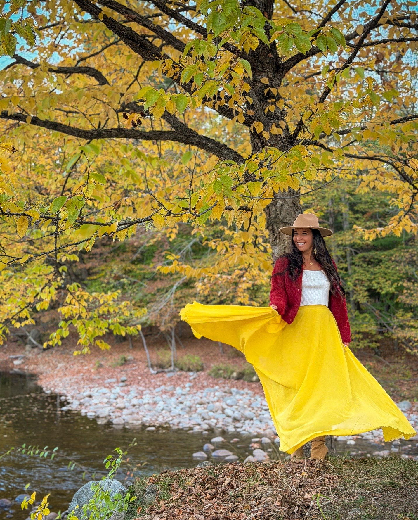 You need this maxi skirt from Chicwish! I have three colors in this skirt now, it’s flowy and so beautiful!

Wearing size small TTS in 5’1 and the length is fine with a heel or wedge

This sweater from VICI is actually quite thick and would be perfect for the holidays as well! 
TTS wearing a small 

#LTKSeasonal #LTKTravel #LTKStyleTip