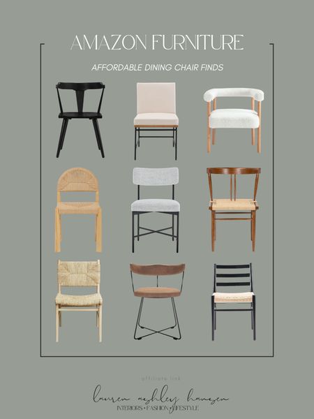 Affordable dining chairs from Amazon! So many of these are designer look for less options and have such great reviews too. Absolutely love! 

#LTKstyletip #LTKhome
