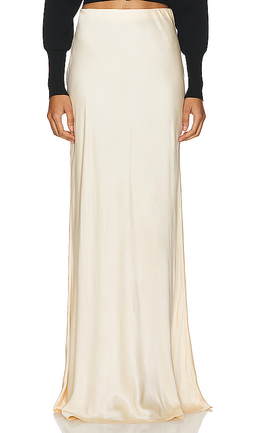 L'AGENCE JUPE LONGUE ZETA en Perle. Taille XS | Revolve Clothing (Global)