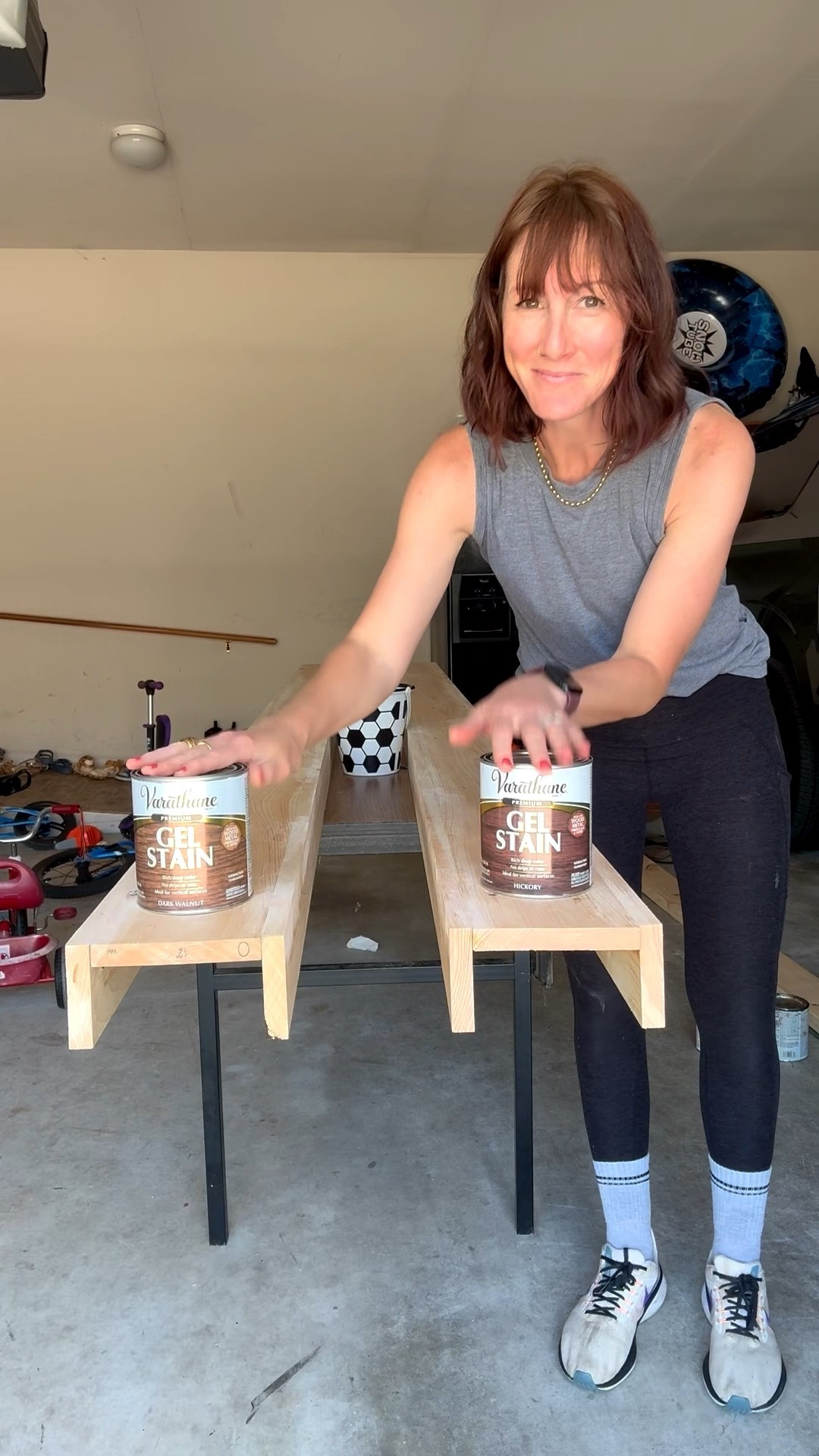 Let’s stain my faux beams by mixing Varathane’s Hickory and Dark Walnut. My youngest needed a hug then proceeded to give my stained beams “2 👍🏽thumbs up!” 🤎🫶🏽🥹

#LTKHome #LTKKids #LTKdayinmylife