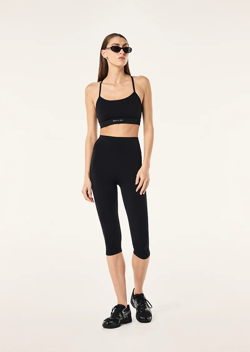 SIGNATURE CAPRI LEGGING IN BLACK | P.E Nation AU