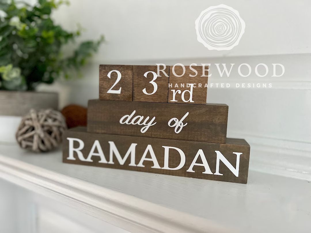 Ramadan Calendar Block Set - Etsy | Etsy (US)