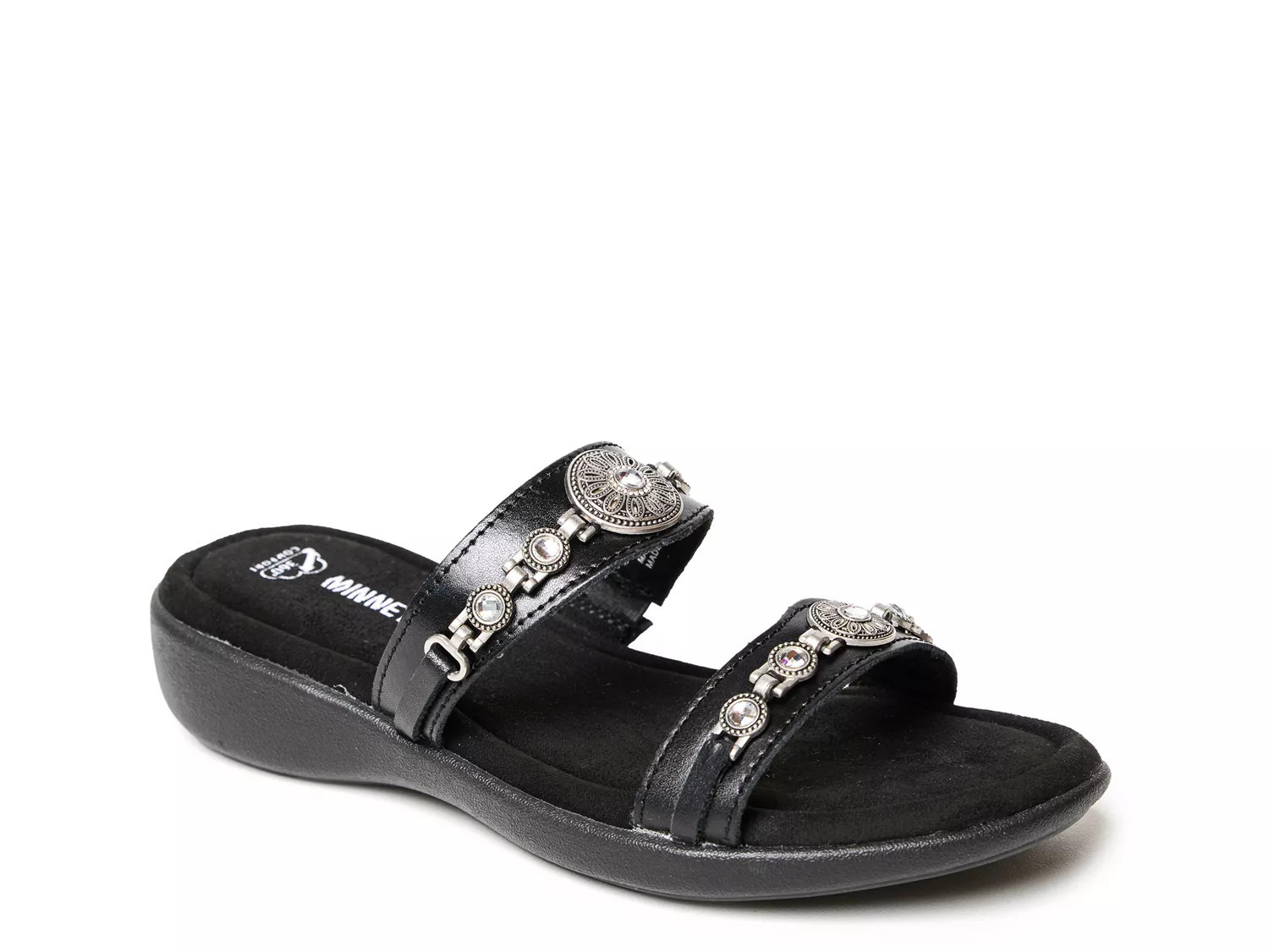 Minnetonka Brenn Sandal | Women's | Black | Size 5 | Sandals | DSW