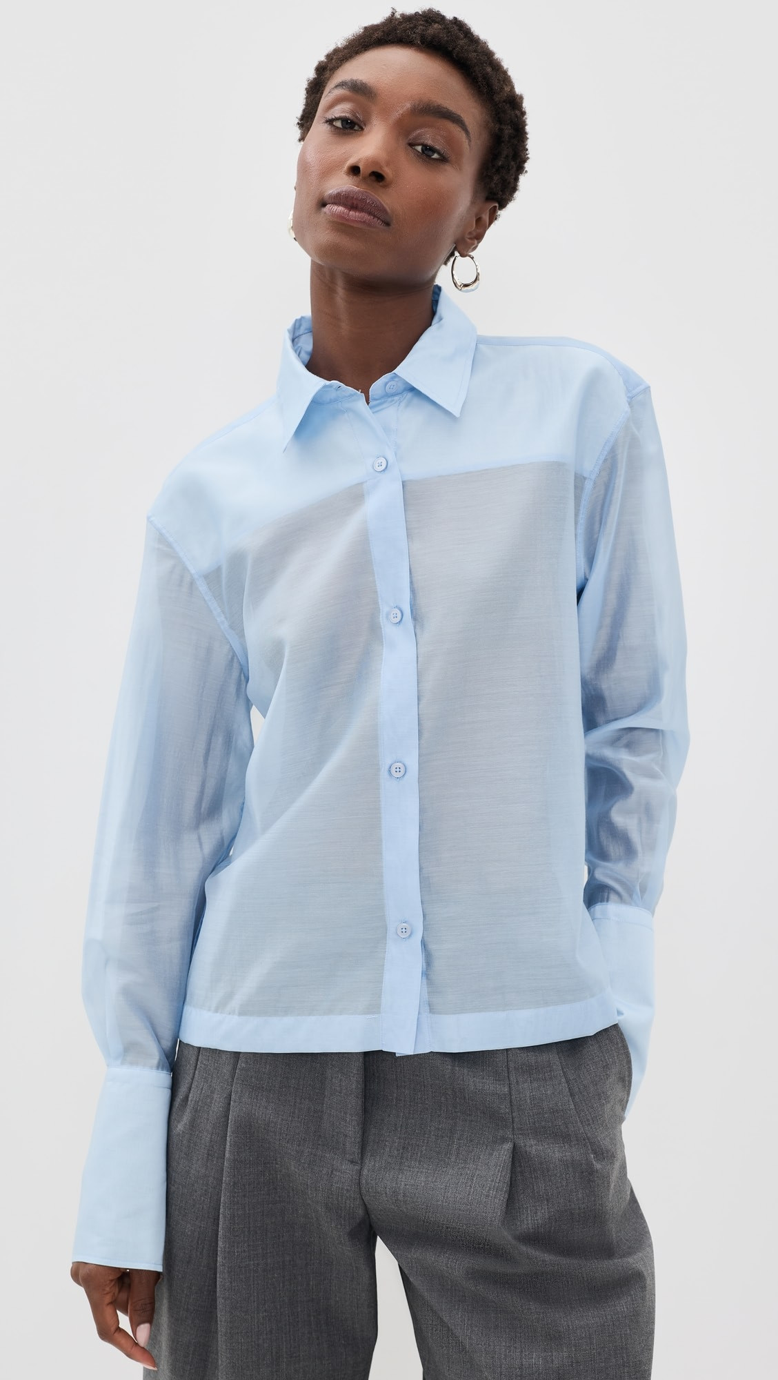 The Latest Ciara Muslin Button Down Shirt | Shopbop | Shopbop