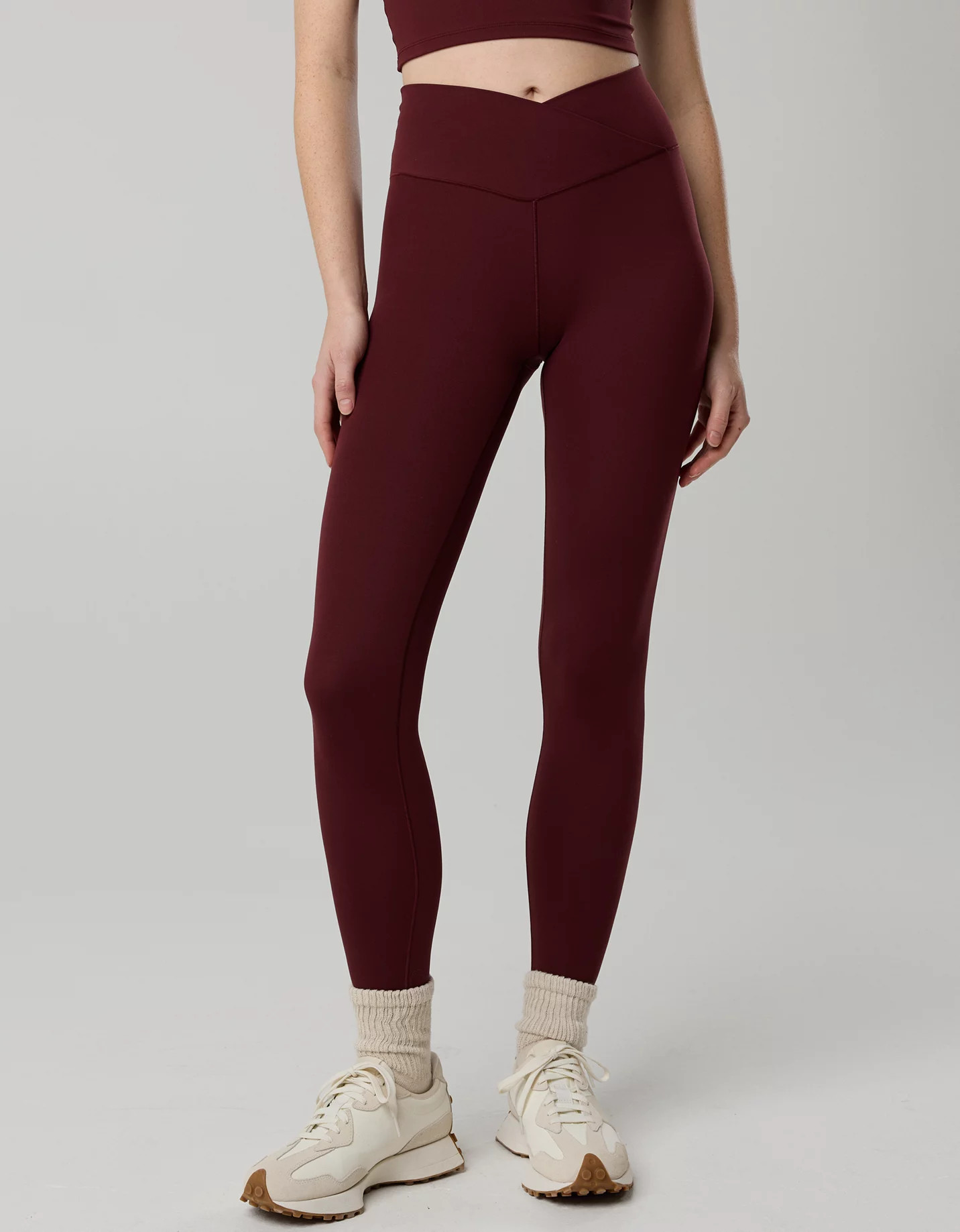 New + Matching Set OFFLINE By Aerie Real Me High Waisted Crossover Legging | American Eagle Outfitters (US & CA)