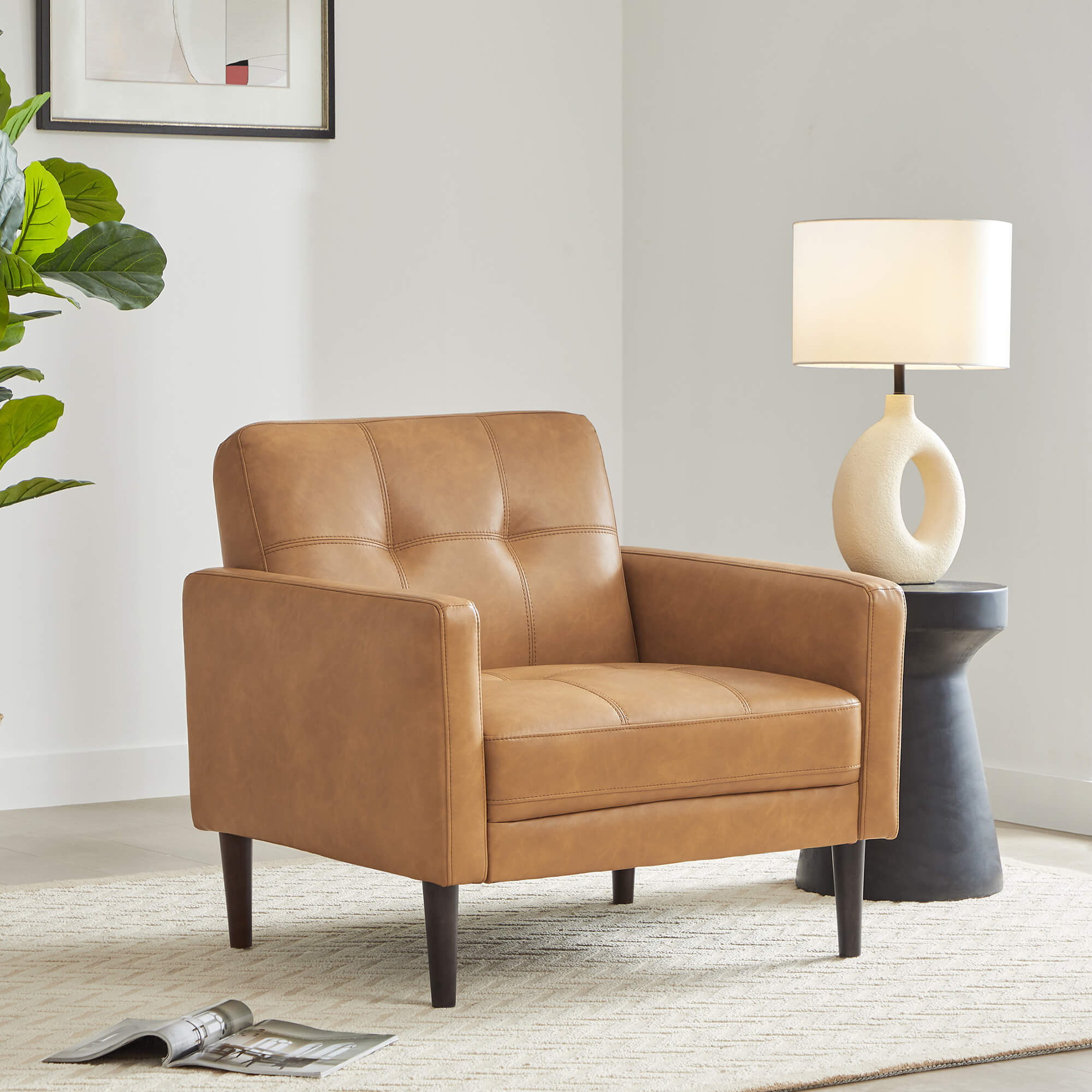 CHITA®️ Lucas Mid-Century Accent Chair - chitaliving.com | Chita