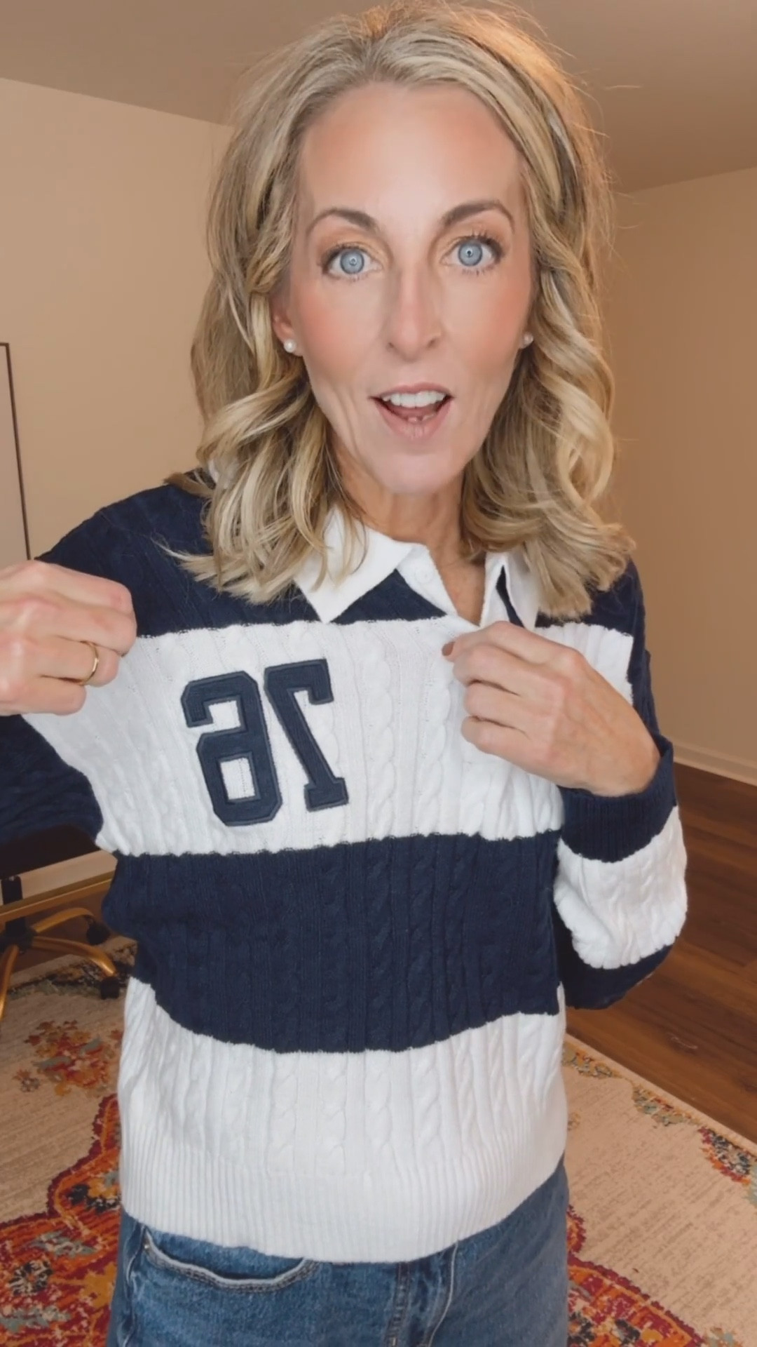 My favorite type of weather is sweater weather. The weather that you can layer all of your favorites and look both cozy and cute.  I found a five of sweaters from Walmart all under $30 that are cozy, cute and look great styled with your favorite denim and more!!! These styles are classic and will have you ready for all things fall (including holiday shopping and decorating).

Sweaters come in multiple color options. So pick your favorite colors and get cozy by layering it with your favorite top and denim. Wearing size small in all sweaters. 

Walmart fall fashion finds, cozy sweaters for women, fall outfit ideas 2025, affordable fall fashion, navy and white sweater outfit, casual fall style over 40, Walmart jeans women, classic fall wardrobe staples, teacher fall outfits, stylish fall sweaters under $30, everyday fall looks, chic fall layers, fall porch outfit inspiration, budget-friendly women’s fashion, Walmart new arrivals for fall