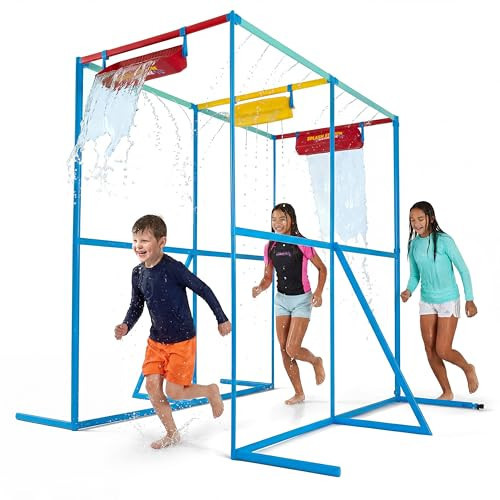 GoSports Splash Station Waterpark XL - Backyard Water Park for Kids, Outdoor Water Play Equipment with Sprinklers & Buckets | Amazon (US)