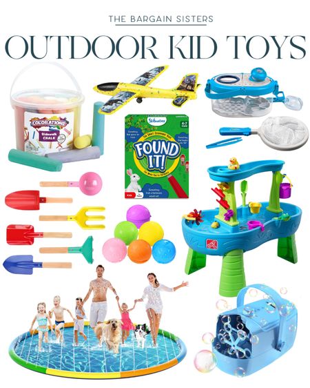 Outdoor Kid Toys 

| Summer Toys | Amazon Finds | Amazon Summer Must Haves | Water Table | Splash Pad | Bubble Machine | Bug Catcher | Sidewalk Chalk | Backyard Toys 

#LTKkids #LTKSeasonal #LTKfamily