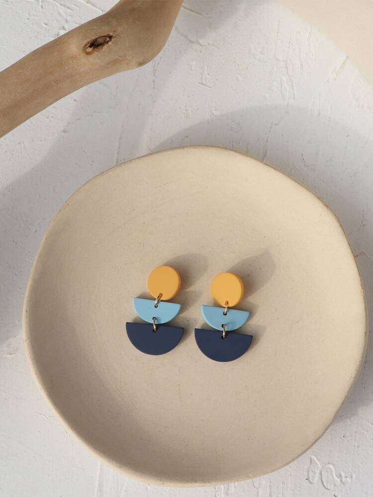 Geometric Drop Earrings | SHEIN