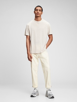 Vintage Cropped Straight Jeans with Washwell™ | Gap (US)