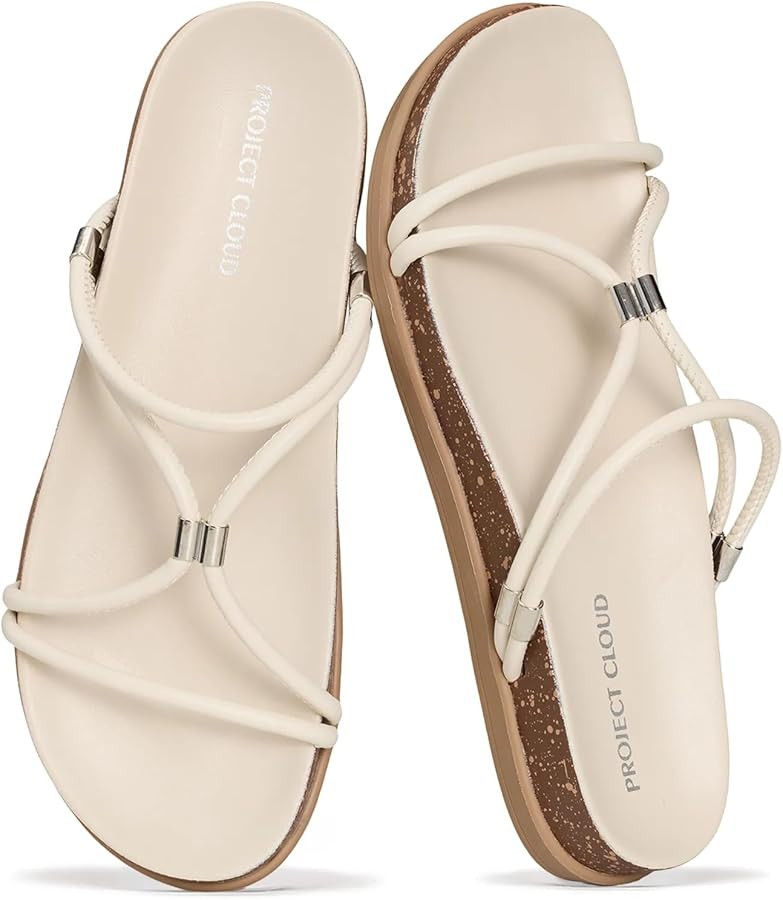 Project Cloud Summer Slides for Women 2026 with Plush and Soft Insole Womens Sandals Comfortable ... | Amazon (US)