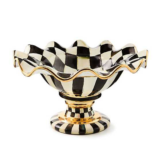 MacKenzie-Childs | Courtly Check Compote | MacKenzie-Childs