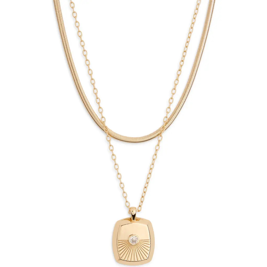 Ettika Keepsake Pendant Layered Necklace in Gold at Nordstrom Rack | Nordstrom Rack