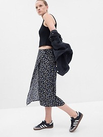 Floral Midi Wrap Skirt | Gap (CA)