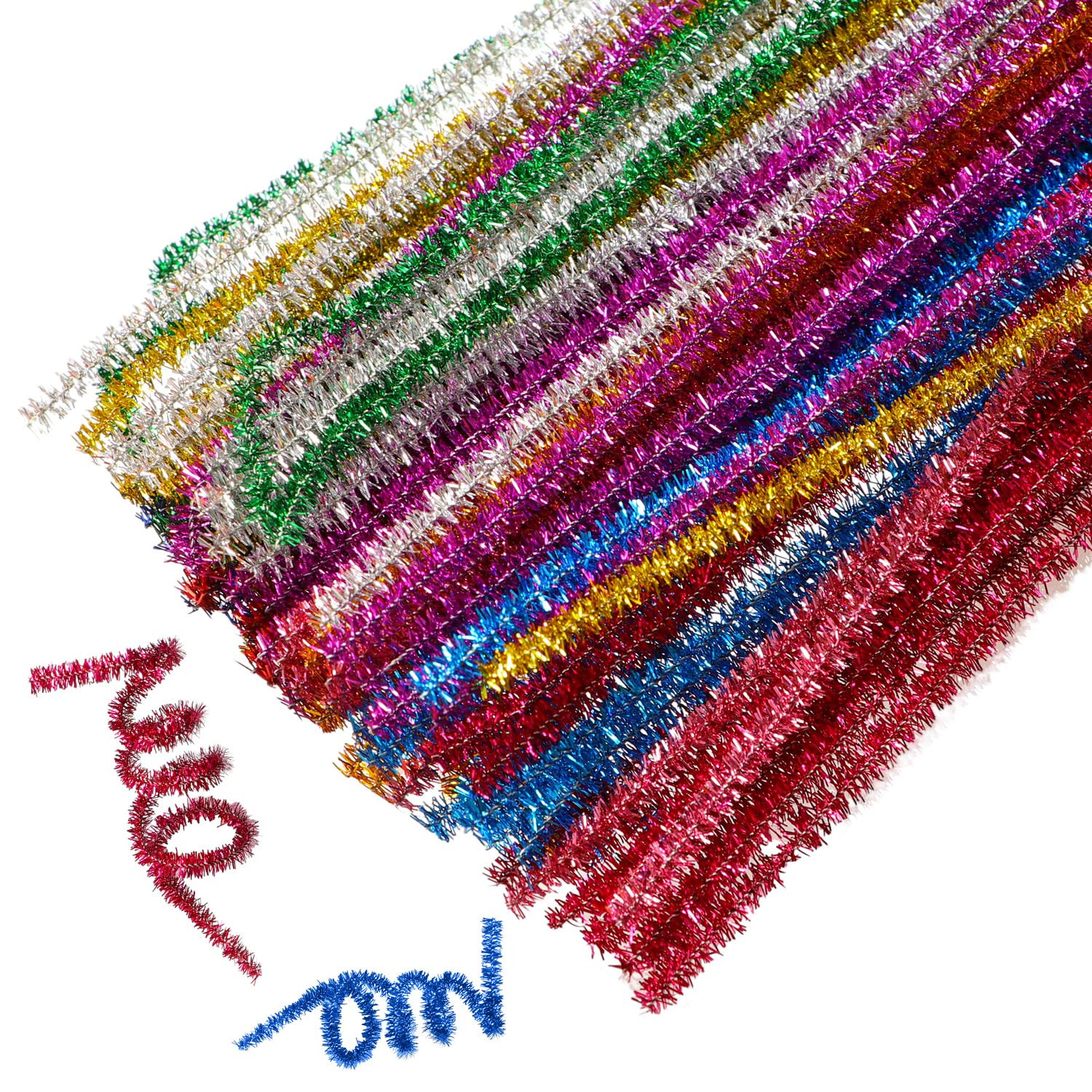Pipe Cleaners Craft Supplies 100 Pcs 10 Colors Chenille Stems Pipe Cleaners Craft Pipe Cleaners B... | Amazon (US)
