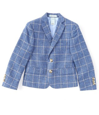 Little Boys 4T-7 Window Pane Blazer | Dillard's