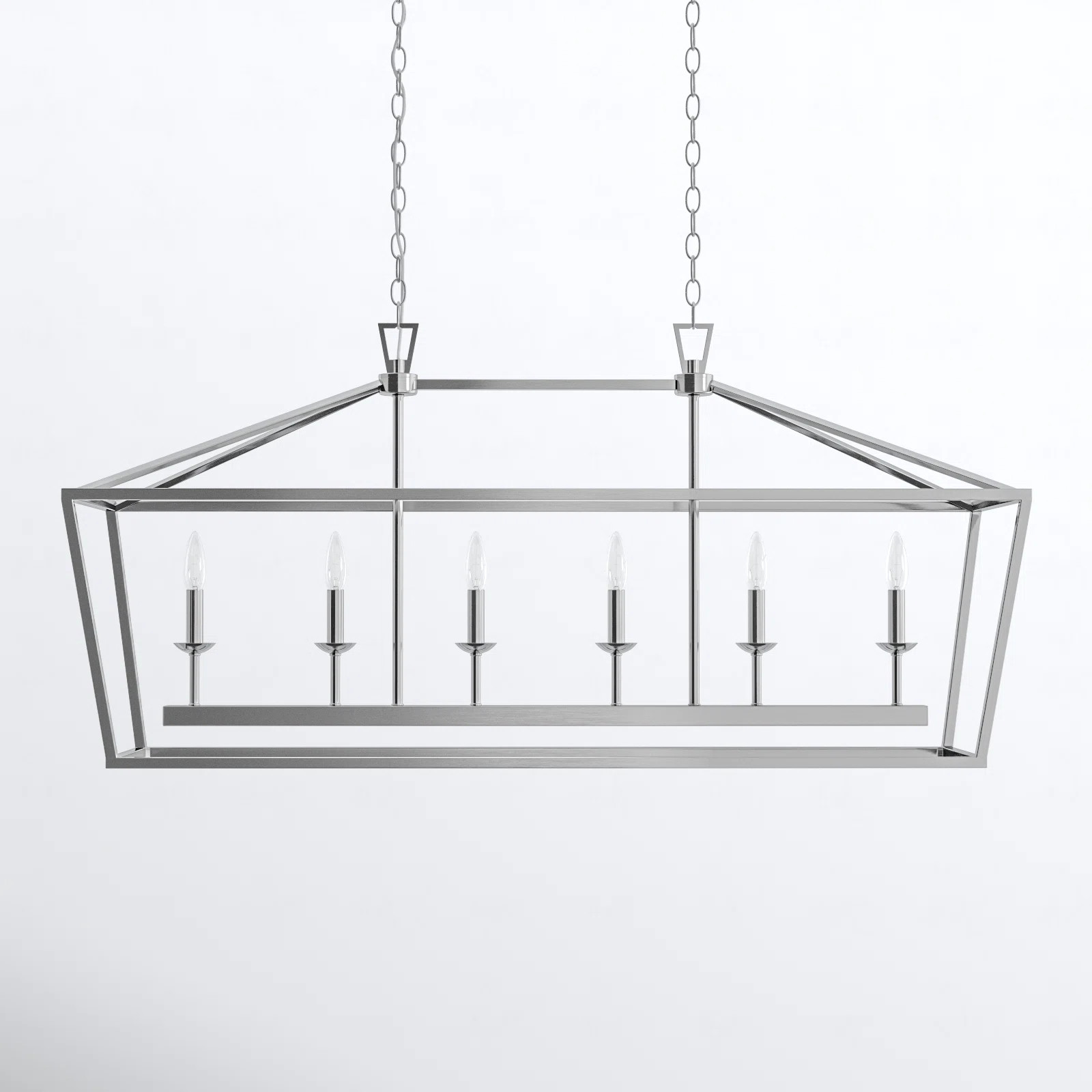 Hertford 6 - Light Dimmable Kitchen Island Geometric Chandelier | Wayfair North America