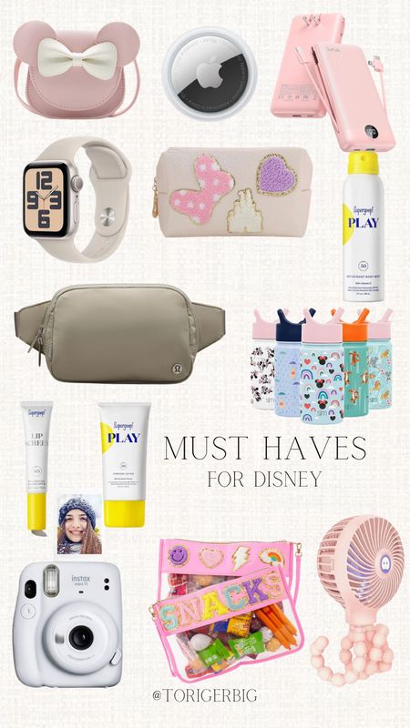 Must haves for Disney!

Disney essentials, Disney finds, Disney must haves, Mickey ears, Mickey purse, Apple air tag, portable charger, sunscreen, camera, snack bag, portable fan

#LTKfindsunder50 #LTKfindsunder100 #LTKtravel