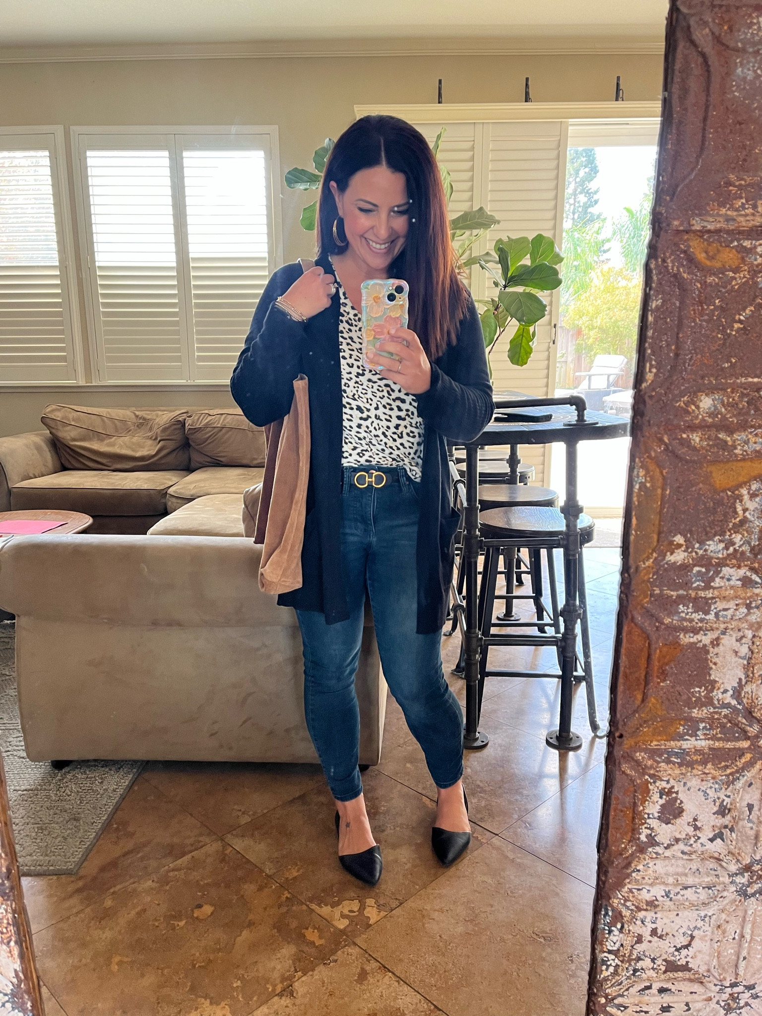 I think I’ll always be team skinny jeans. These come in extended sizes and multiple lengths. I’m wearing 27 short for reference. My memory foam flats are a steal for under $20.

Teacher outfit ideas
Fall outfit
Petite stylee

#LTKOver40 #LTKWorkwear #LTKStyleTip
