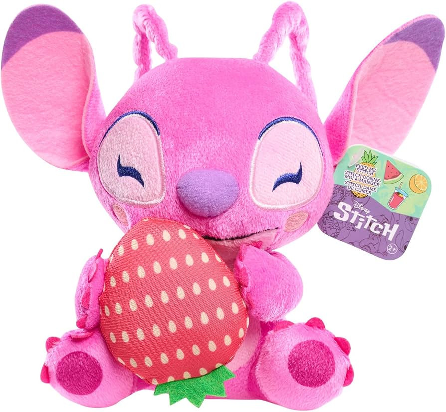 Disney Stitch - Animal de peluche pequeño de 7 pulgadas, ángel con fresa, juguetes para niños ... | Amazon (US)