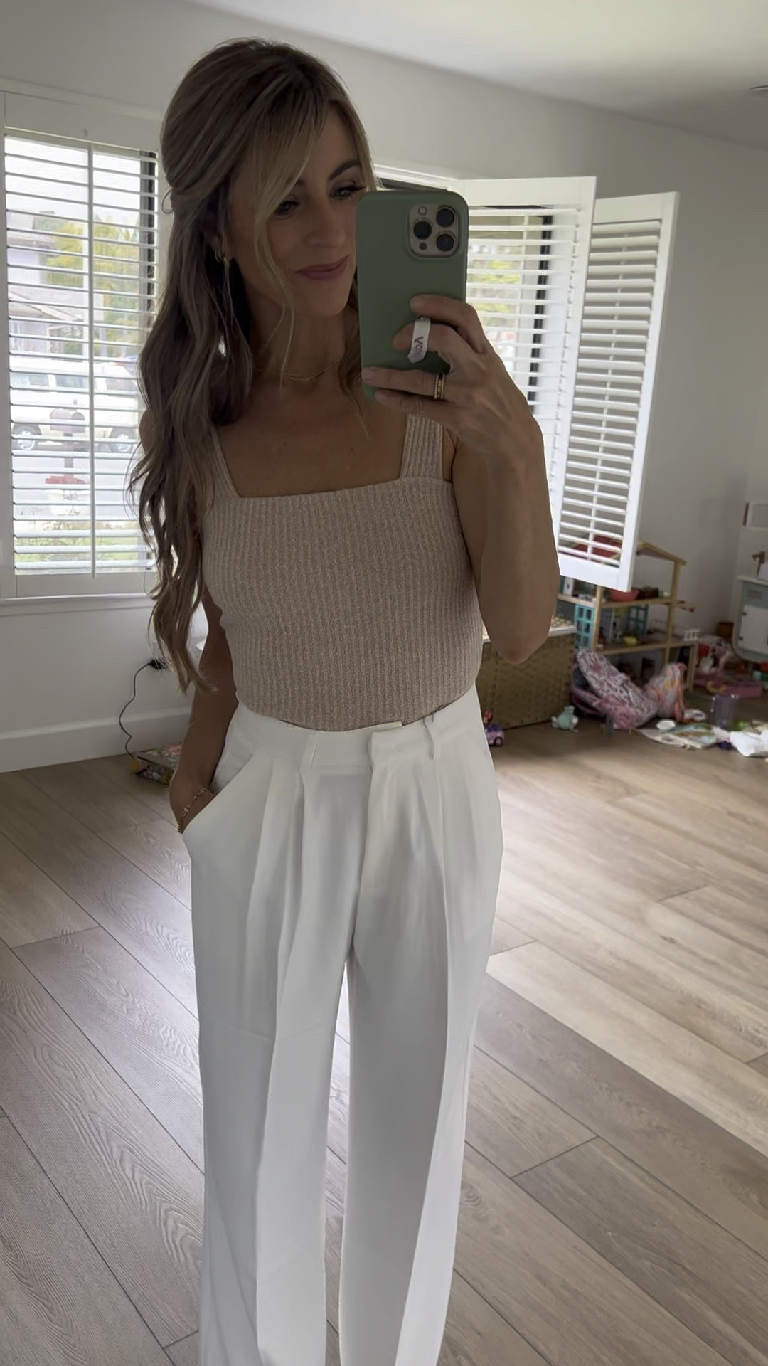 White trouser trend! Amazon find! 

#LTKFind #LTKstyletip #LTKSeasonal