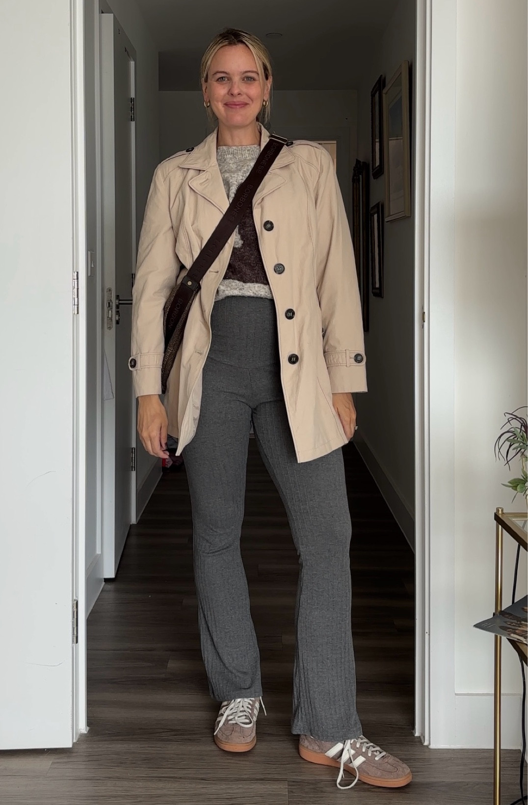 comfy cute and perfect for this Sunday gloom. The pants are a set but I love wearing both separately. I’m wearing a medium bottom and then almost all my other items are thrifted 

#LTKautumn #LTKeurope #LTKmaternity