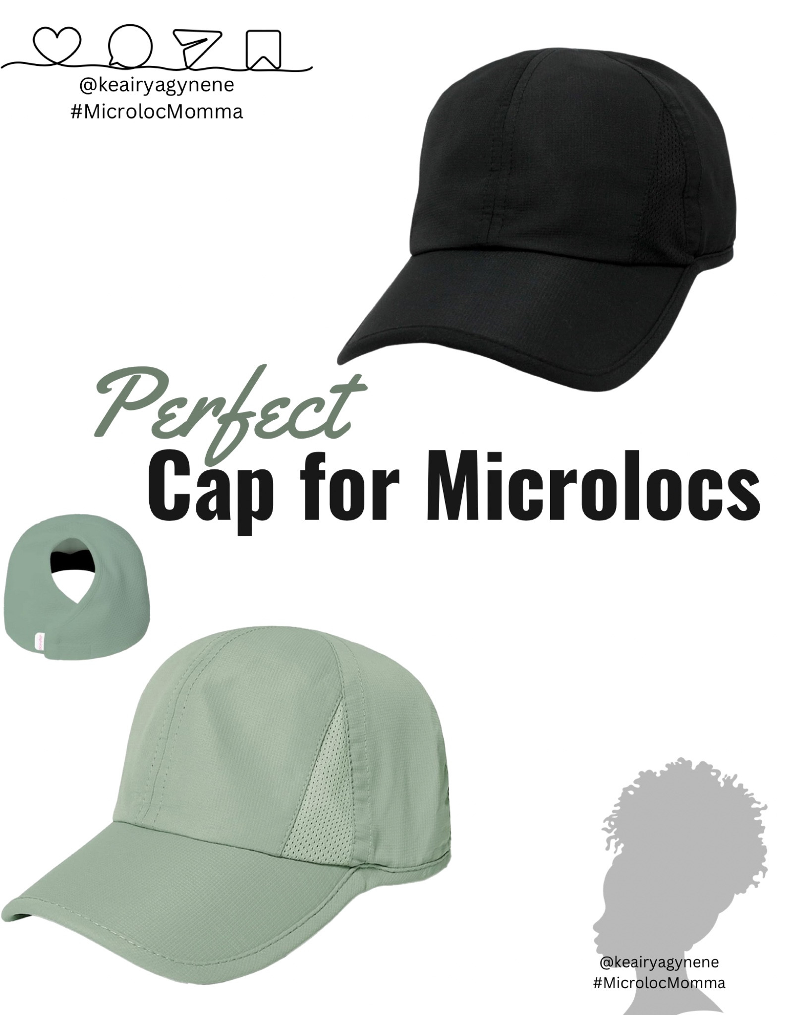 Ponyflow has the perfect cap for my Microlocs! It’s so stylish, easy to put on, and comfortable! They even have them for kids, so you know I’m getting some for my mini-mes! #haircare #hairaccessories  #microlocs 

#LTKBeauty #LTKActive