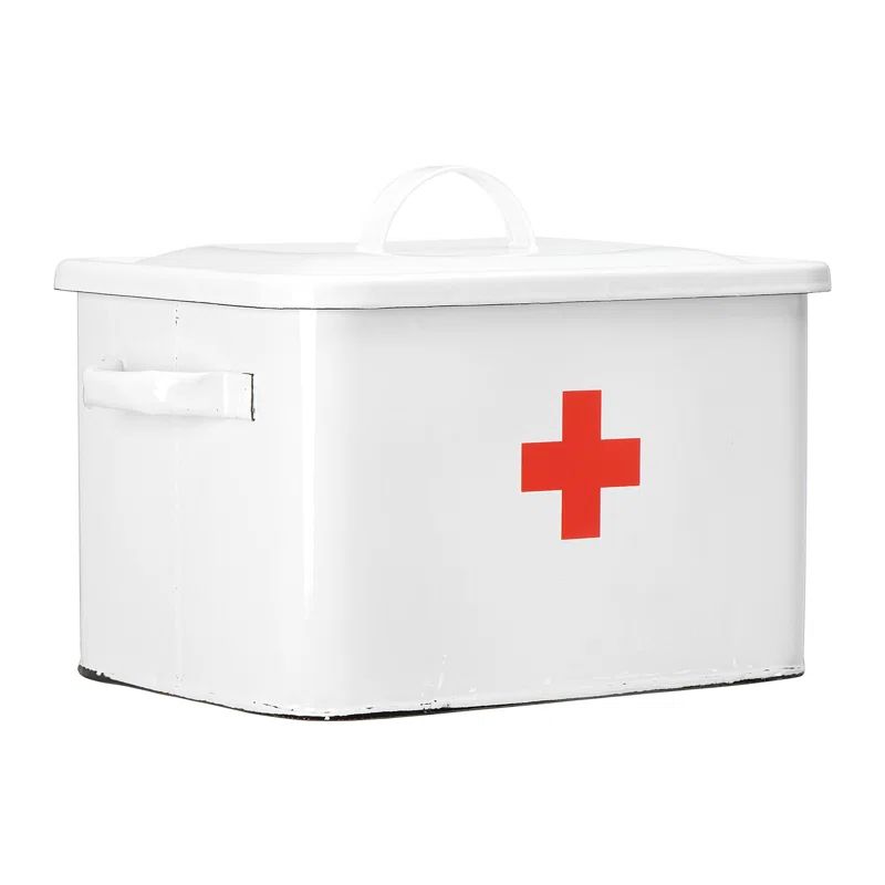 First Aid Container Metal Box | Wayfair North America