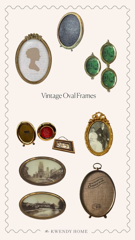Created a round up of brass vintage oval frames that will look good anywhere. I love these as a stand alone piece or in a gallery wall. It’s so good  

#LTKhome #LTKfindsunder50