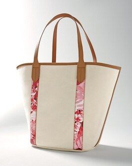 Reversible Paisley Print Tote | White House Black Market